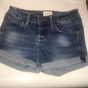 Hudson girl shorts blue size 7. Bin A5